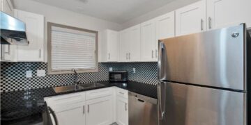 Cocina con distintos electrodomesticos