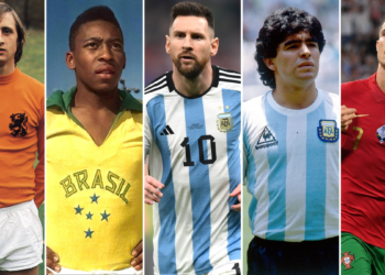 Cuáles son los 5 mejores jugadores de fútbol de la historia