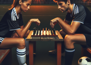 futbolistas que juegan ajedrez