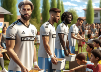 futbolistas que hacen obras de caridad