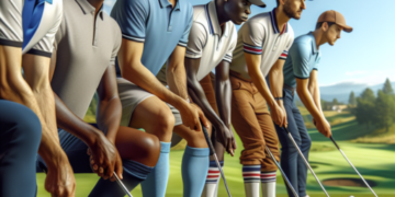 futbolistas que juegan golf