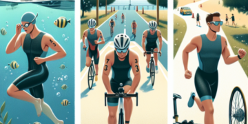 ¿Qué tres pruebas se realizan en la modalidad triatlón?