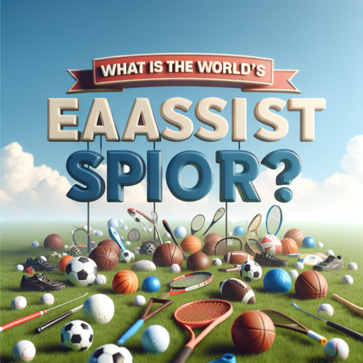 ¿Cuál es el deporte más fácil del mundo?