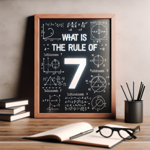 ¿Cuál es la regla del 7?