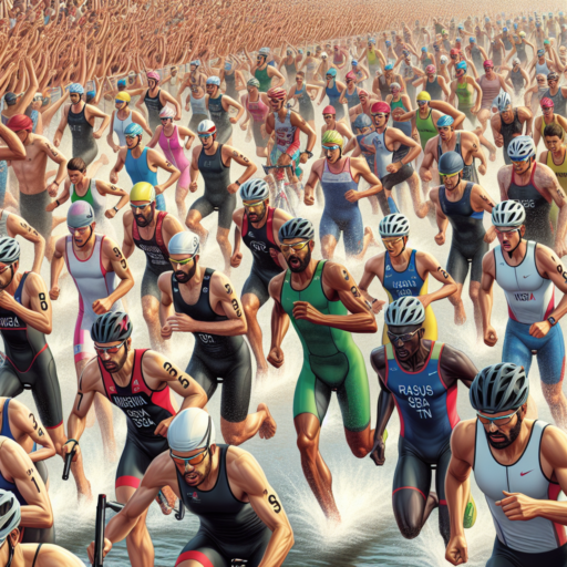 ¿Cuántas personas participan en un triatlón?